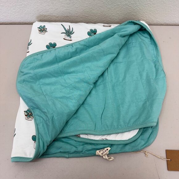 Kyte Baby Succulent Plant Bamboo Rayon 32" Swaddle Blanket NEW - Picture 2 of 5